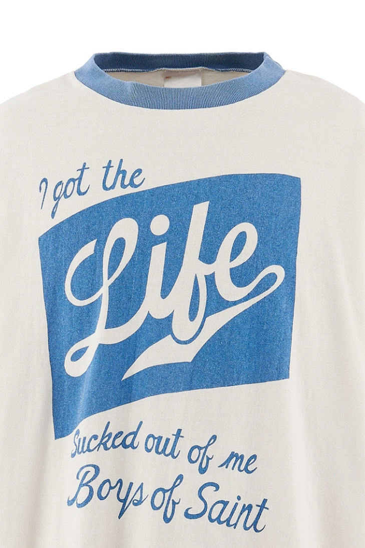 BOS_SS T-SHIRT/RINGER TEE / WHT