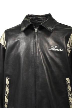 BONES STUDDED OS BOMBER / BLK