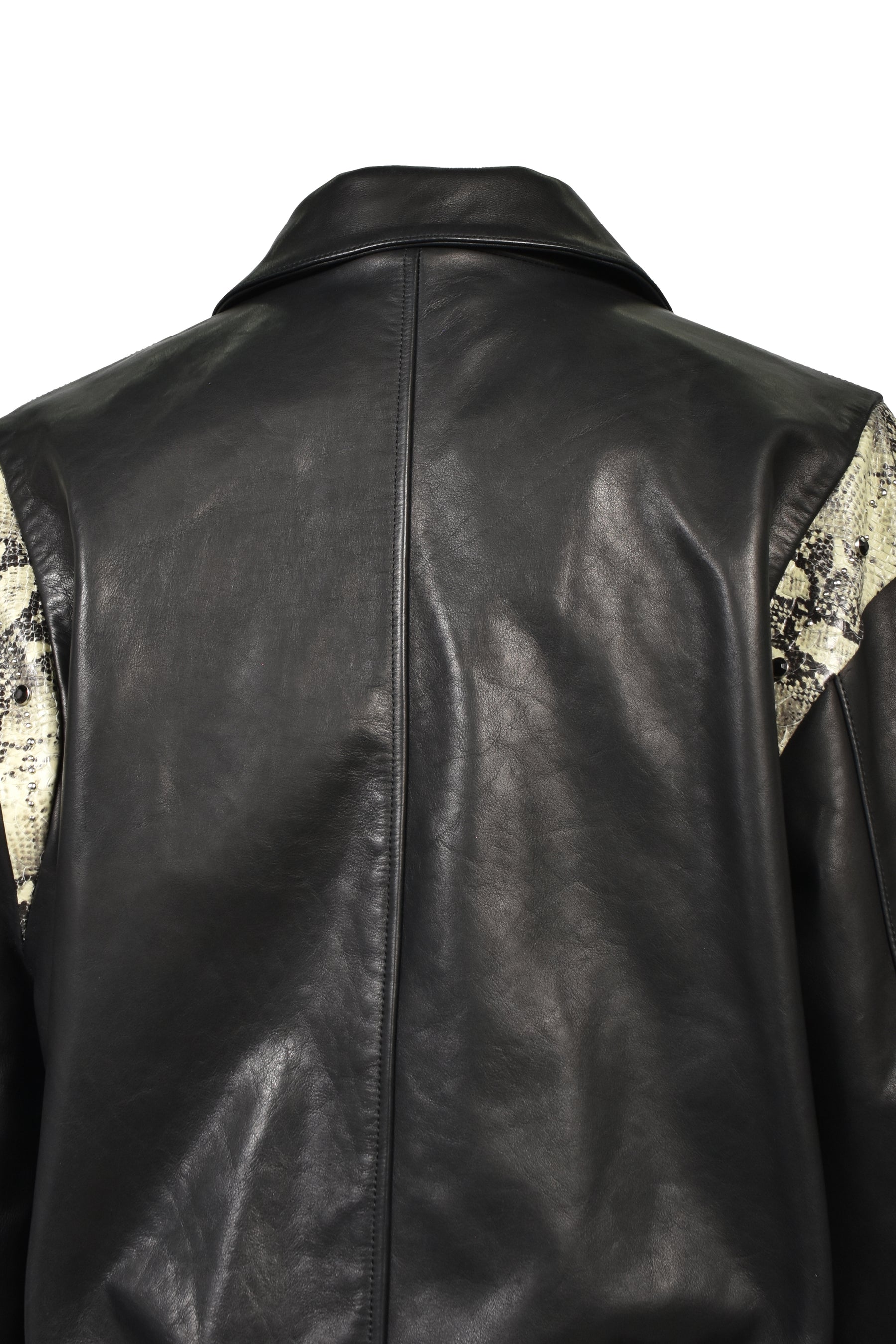 BONES STUDDED OS BOMBER / BLK
