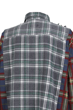 FLANNEL SHIRT -> RIBBON WIDE SHIRT / ASSORTED