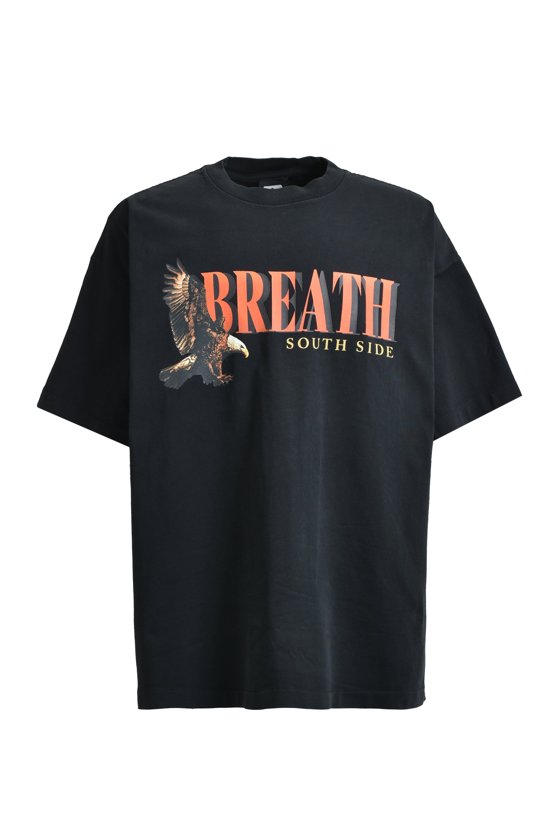 BREATH MOTOR EAGLE LOGO TEE / BLK