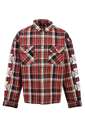 SOUTHSIDE CROSS CHECK SHIRT / RED