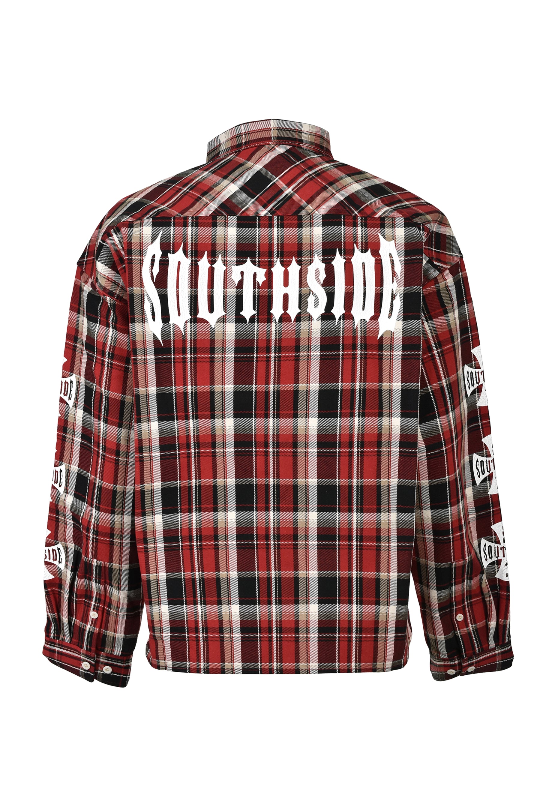 SOUTHSIDE CROSS CHECK SHIRT / RED