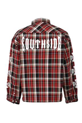 SOUTHSIDE CROSS CHECK SHIRT / RED