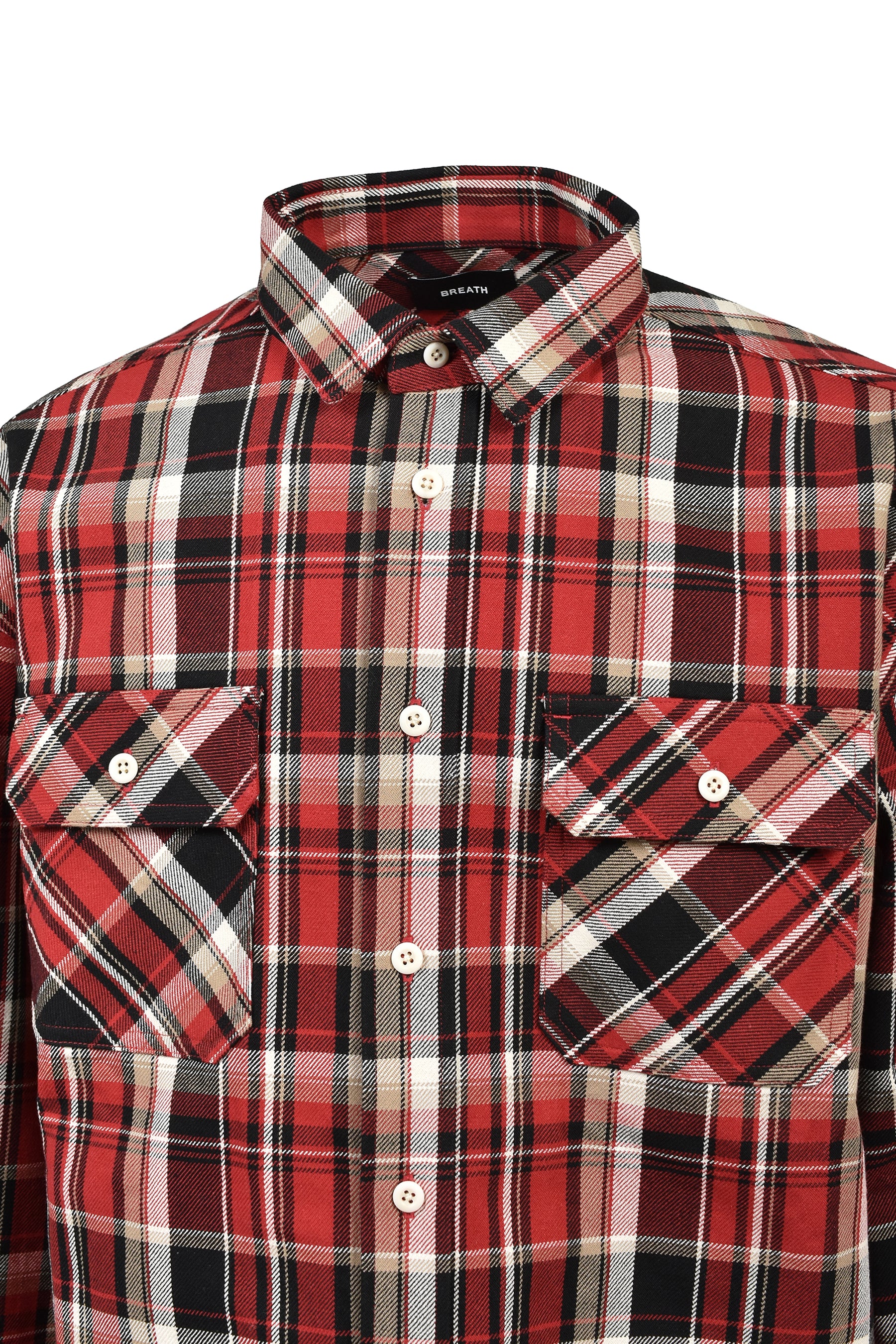 SOUTHSIDE CROSS CHECK SHIRT / RED