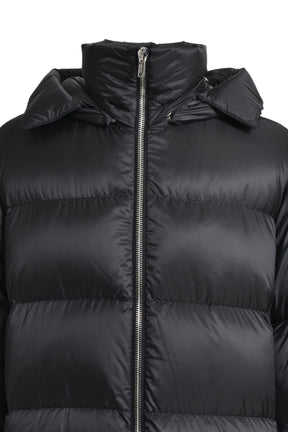 HOODED CYCLOPIC COAT / BLK