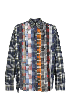 FLANNEL SHIRT -> RIBBON WIDE SHIRT / ASSORTED