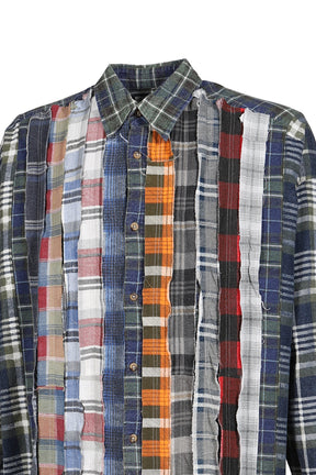 FLANNEL SHIRT -> RIBBON WIDE SHIRT / ASSORTED