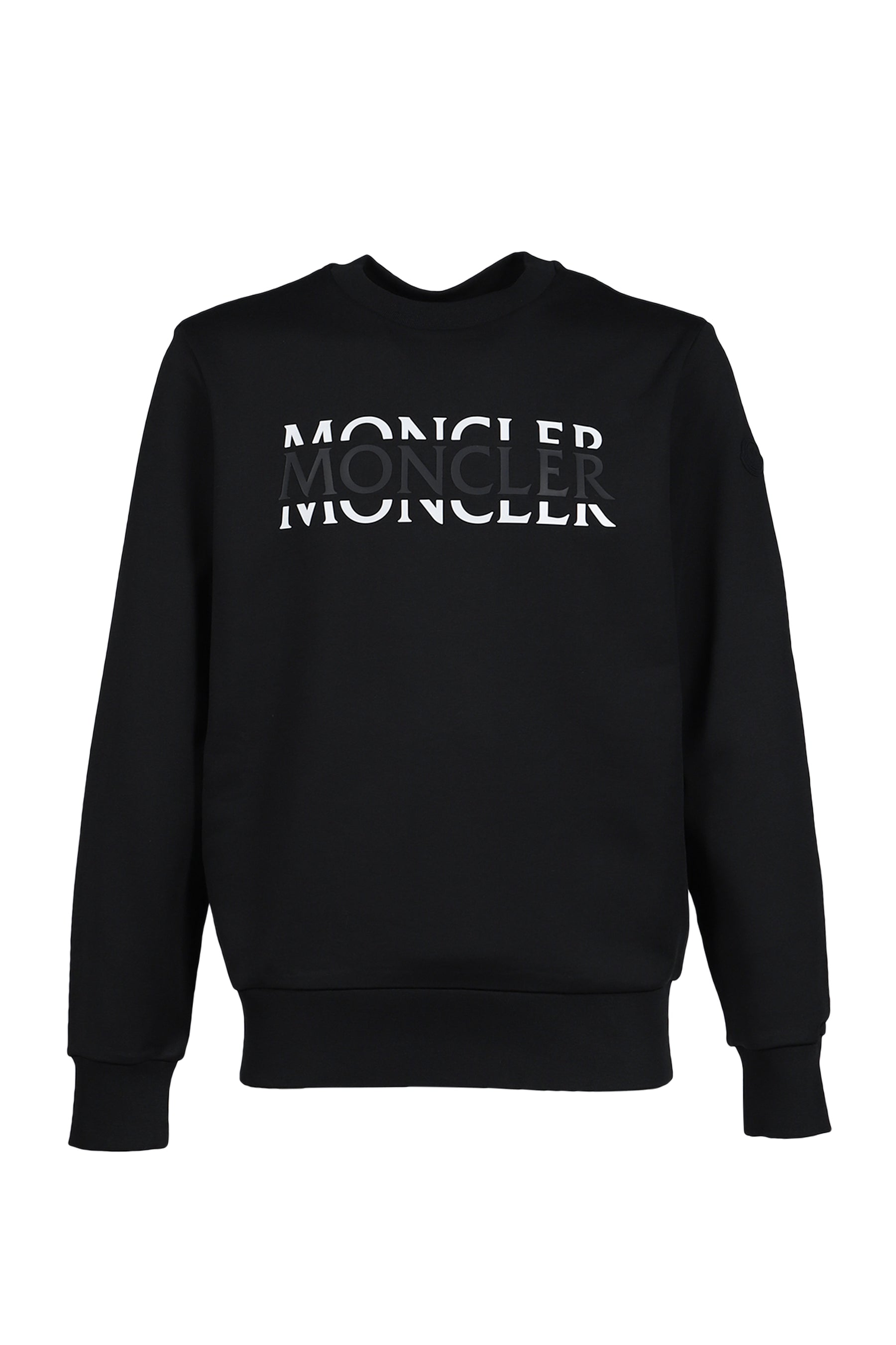 FRONT LOGO CREWNECK / 999 BLK