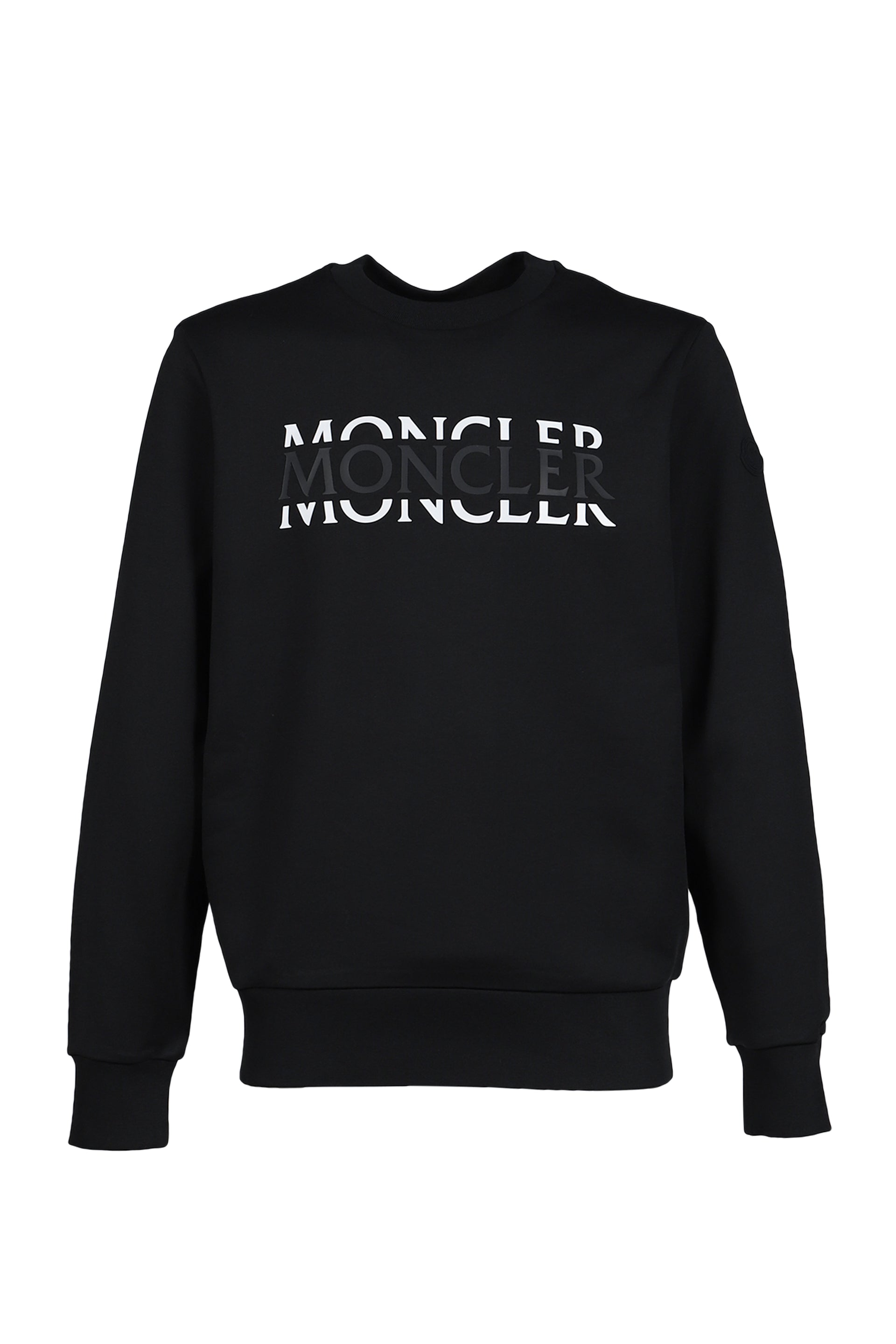 FRONT LOGO CREWNECK / 999 BLK