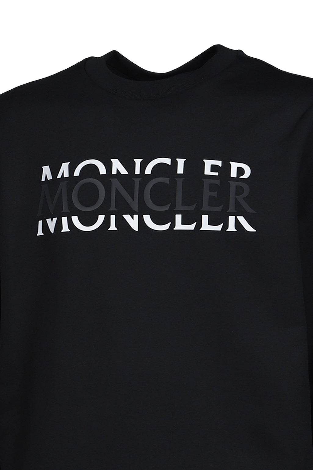 FRONT LOGO CREWNECK / 999 BLK