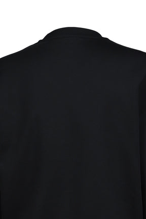 FRONT LOGO CREWNECK / 999 BLK