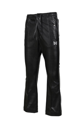 PIPING COWBOY PANT - SYNTHETIC LEATHER (EXCLUSIVE) / BLK