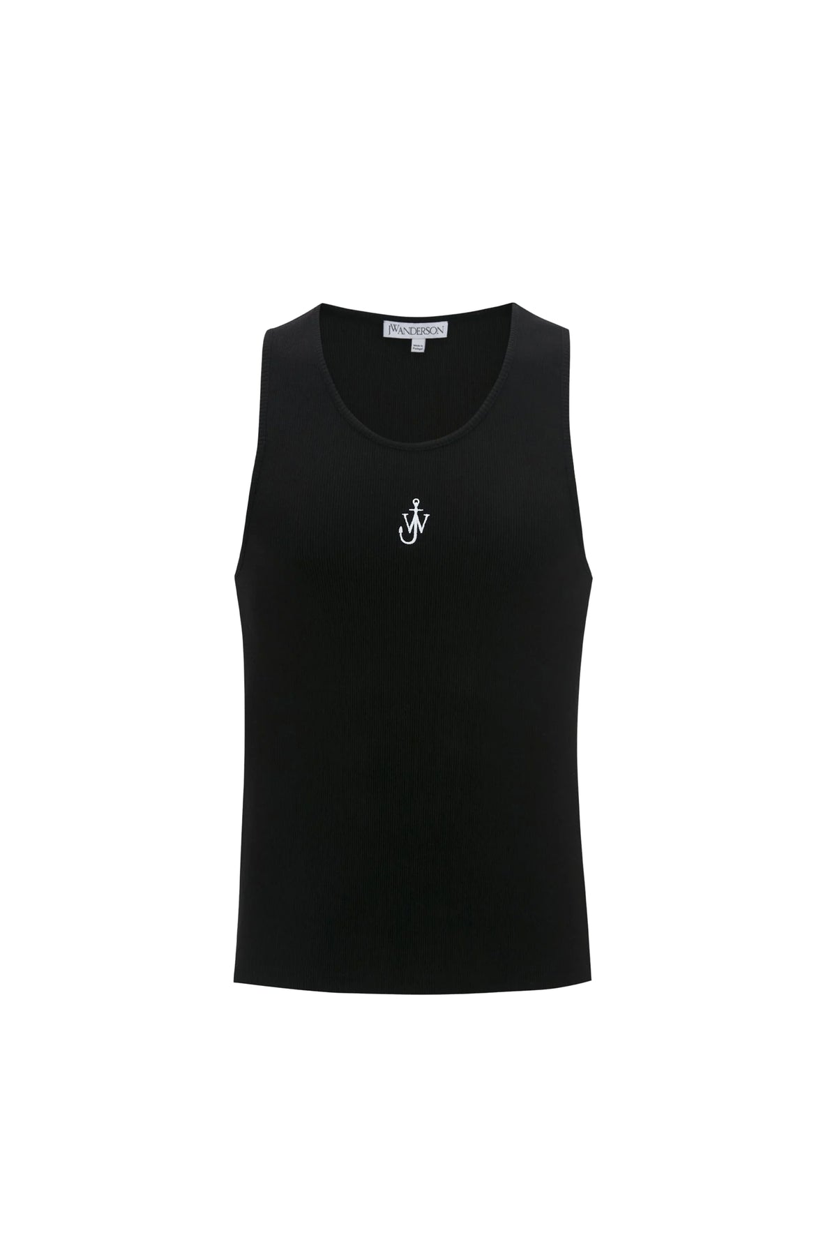 ANCHOR EMBROIDERY TANK TOP / BLK