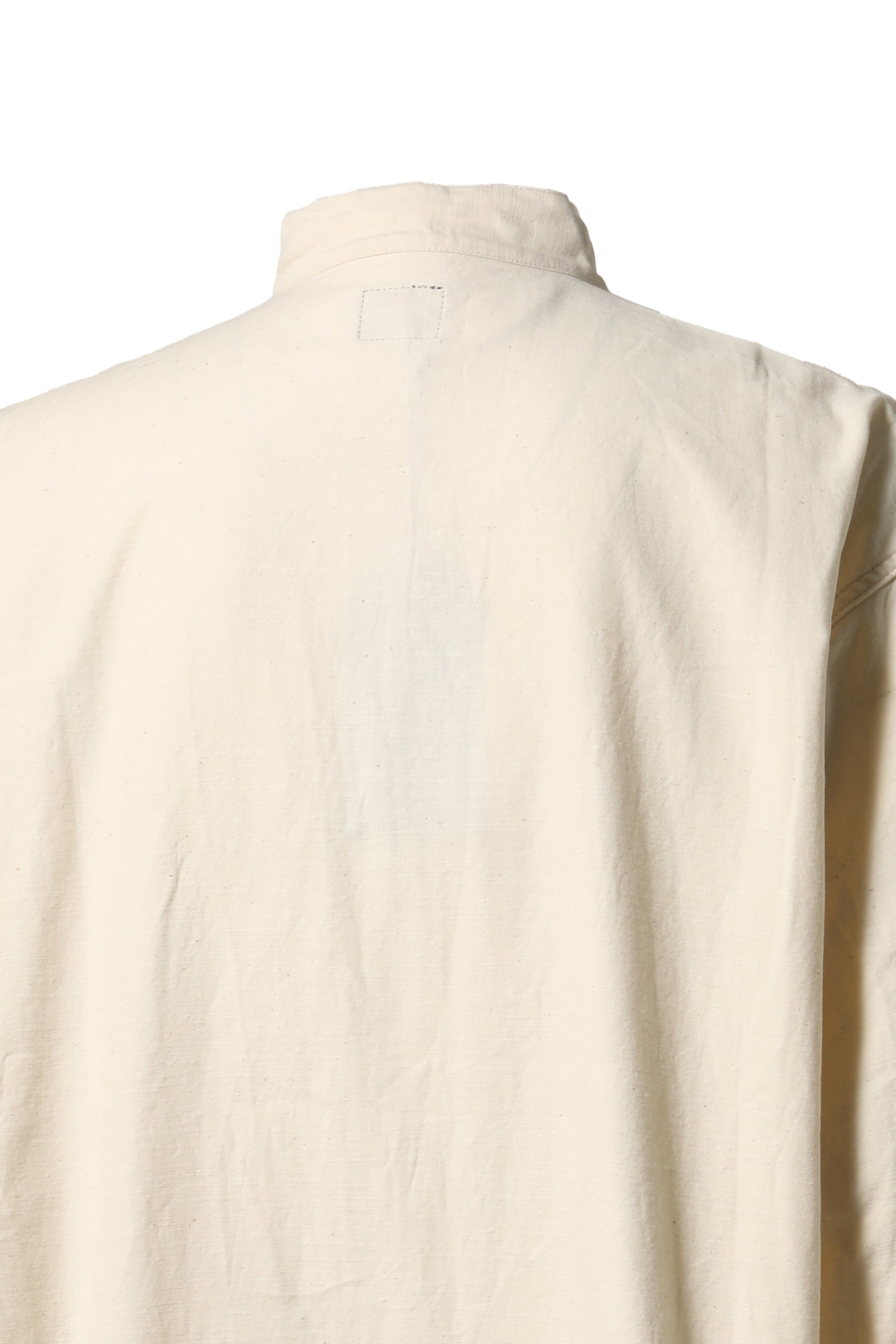 Needles FW23 S.C. ARMY SHIRT - BACK SATEEN / WHT -NUBIAN