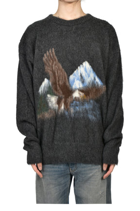 BRUSHED EAGLE PULLOVER / CHA