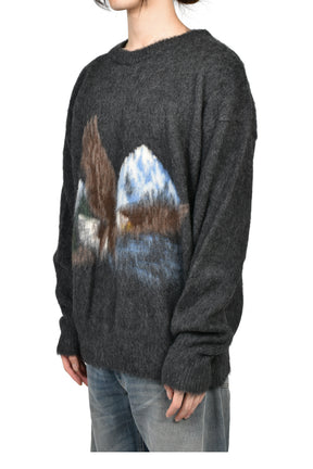 BRUSHED EAGLE PULLOVER / CHA