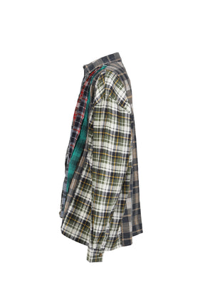 FLANNEL SHIRT -> RIBBON WIDE SHIRT / ASSORTED