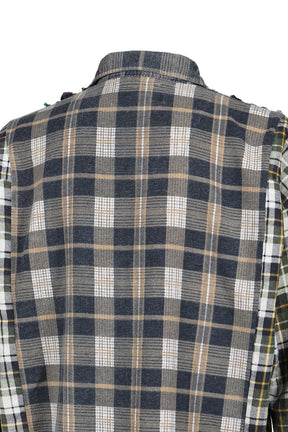 FLANNEL SHIRT -> RIBBON WIDE SHIRT / ASSORTED