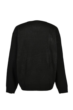 BLACK CARD CREW KNIT / BLK