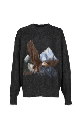 BRUSHED EAGLE PULLOVER / CHA
