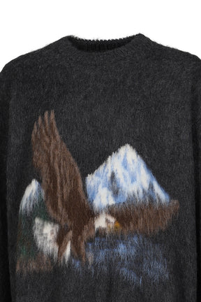 BRUSHED EAGLE PULLOVER / CHA
