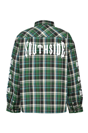 SOUTHSIDE CROSS CHECK SHIRT / GRN