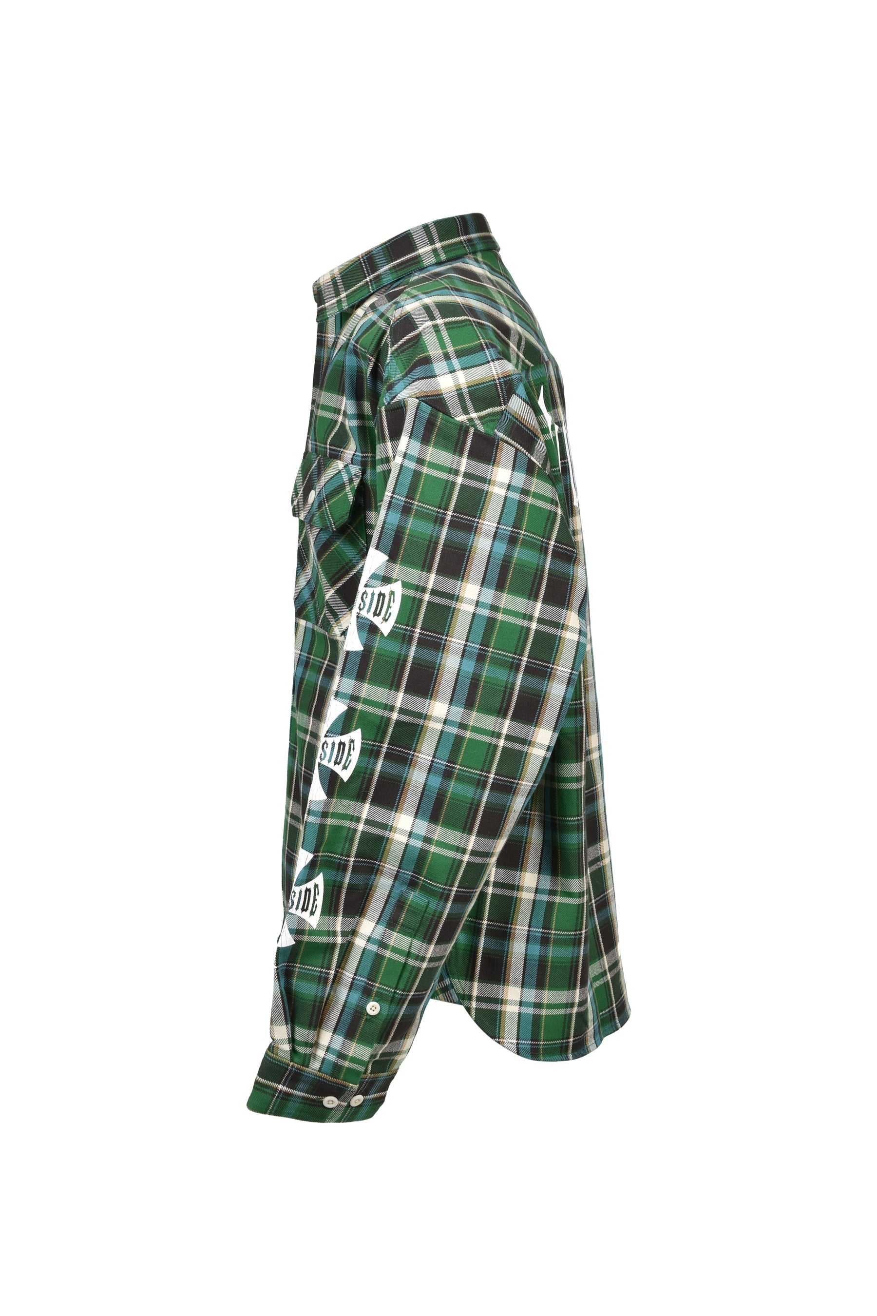 SOUTHSIDE CROSS CHECK SHIRT / GRN