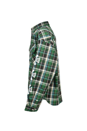 SOUTHSIDE CROSS CHECK SHIRT / GRN