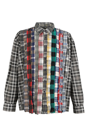 FLANNEL SHIRT -> RIBBON WIDE SHIRT / ASSORTED