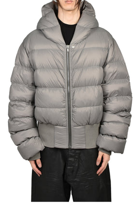 HOODED JKT / STEEL