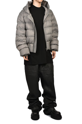HOODED JKT / STEEL