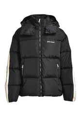 HOODED TRACK DOWN JKT / BLK OFF WHT