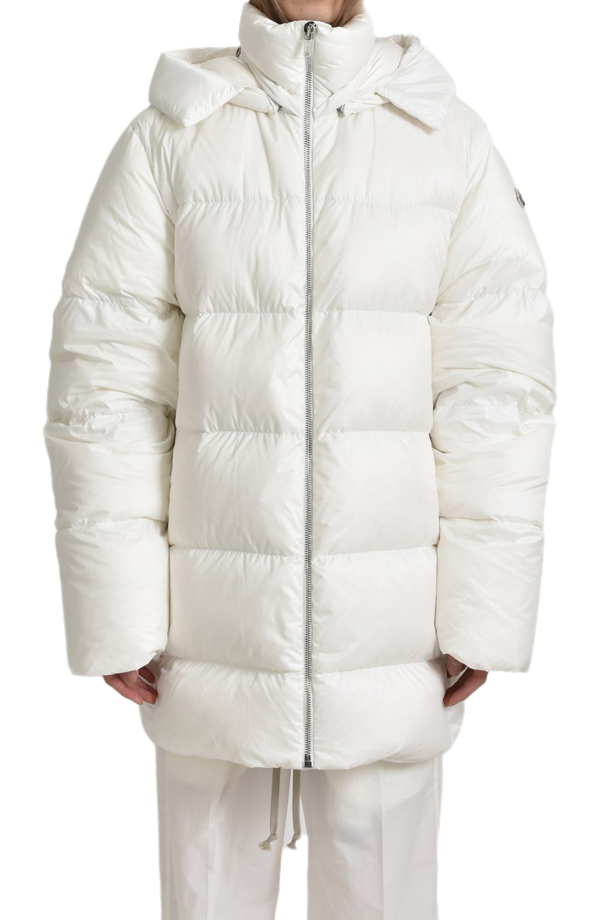 HOODED CYCLOPIC COAT / MILK