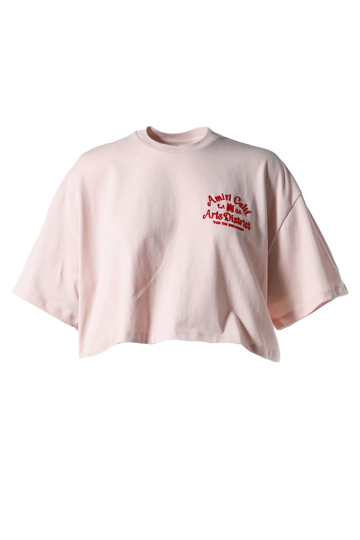 ARTS DISTRICT CROPPED TEE / PALE PEACH