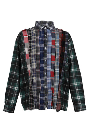 FLANNEL SHIRT -> RIBBON WIDE SHIRT / ASSORT