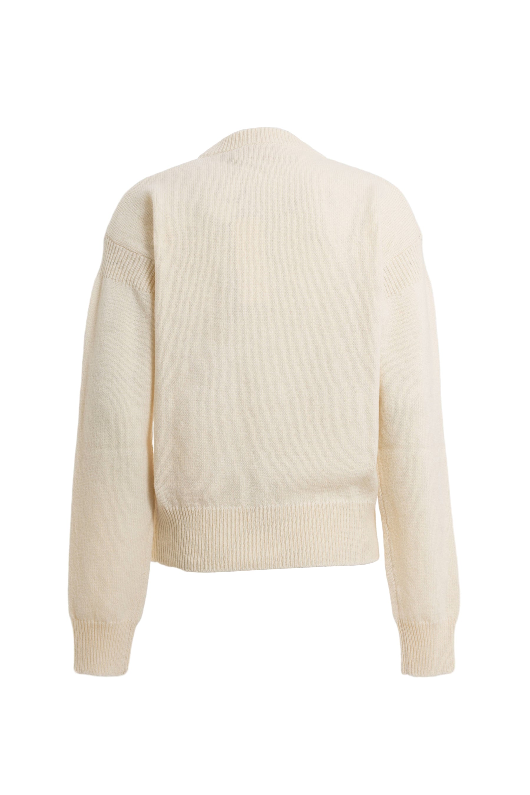 MARNI FW23 ROUNDNECK SWEATER / STONE WHT -NUBIAN