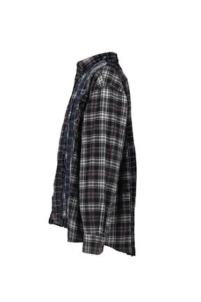 FLANNEL SHIRT -> RIBBON WIDE SHIRT / ASSORT