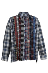FLANNEL SHIRT -> RIBBON WIDE SHIRT / ASSORT