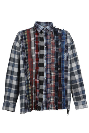 FLANNEL SHIRT -> RIBBON WIDE SHIRT / ASSORT