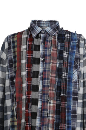 FLANNEL SHIRT -> RIBBON WIDE SHIRT / ASSORT
