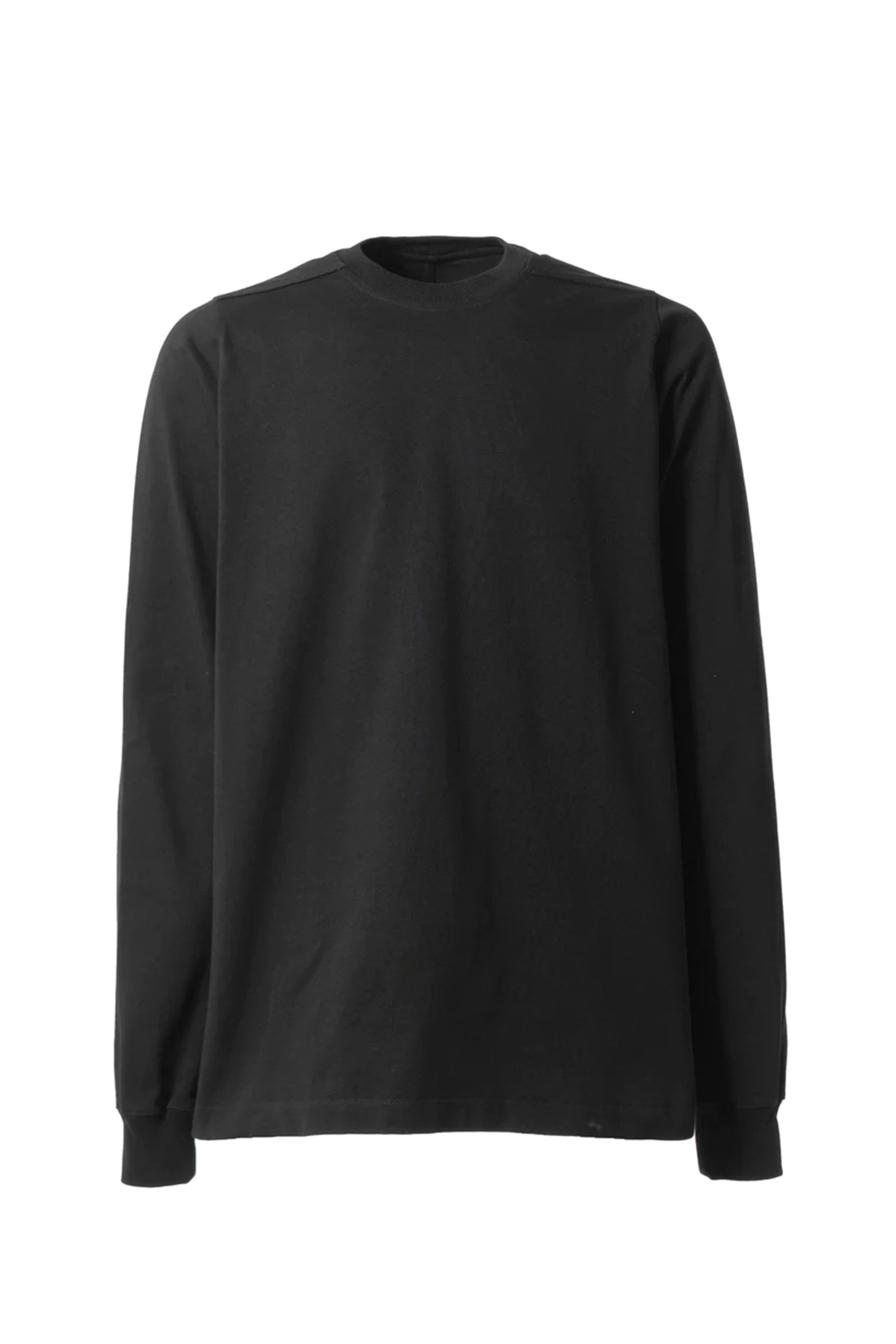 Rick Owens FW22 SHORT CREWNECK LS T / BLK - NUBIAN