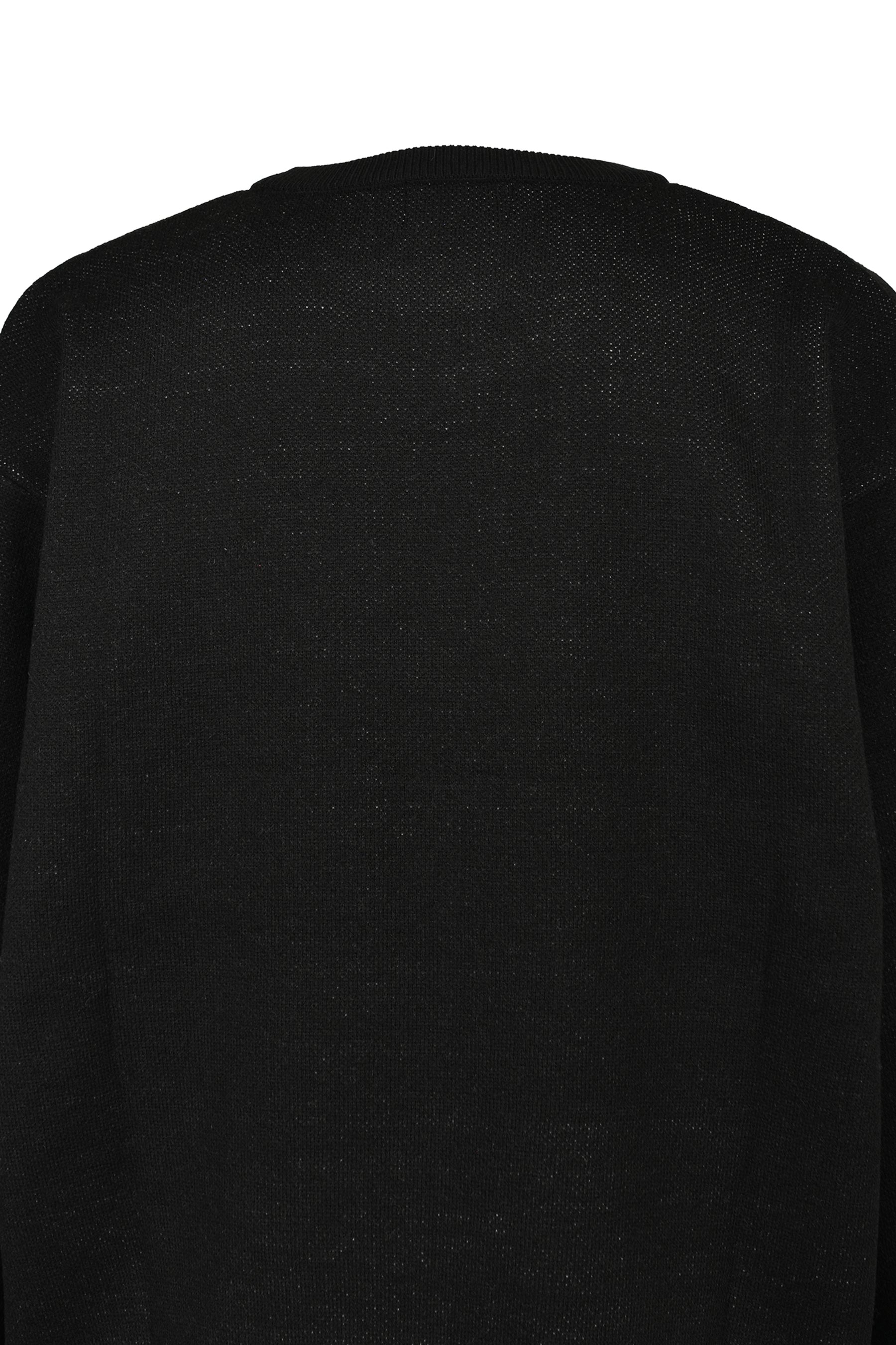 ROYAL EMBLEM CREW KNIT / BLK