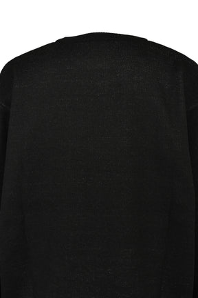 ROYAL EMBLEM CREW KNIT / BLK