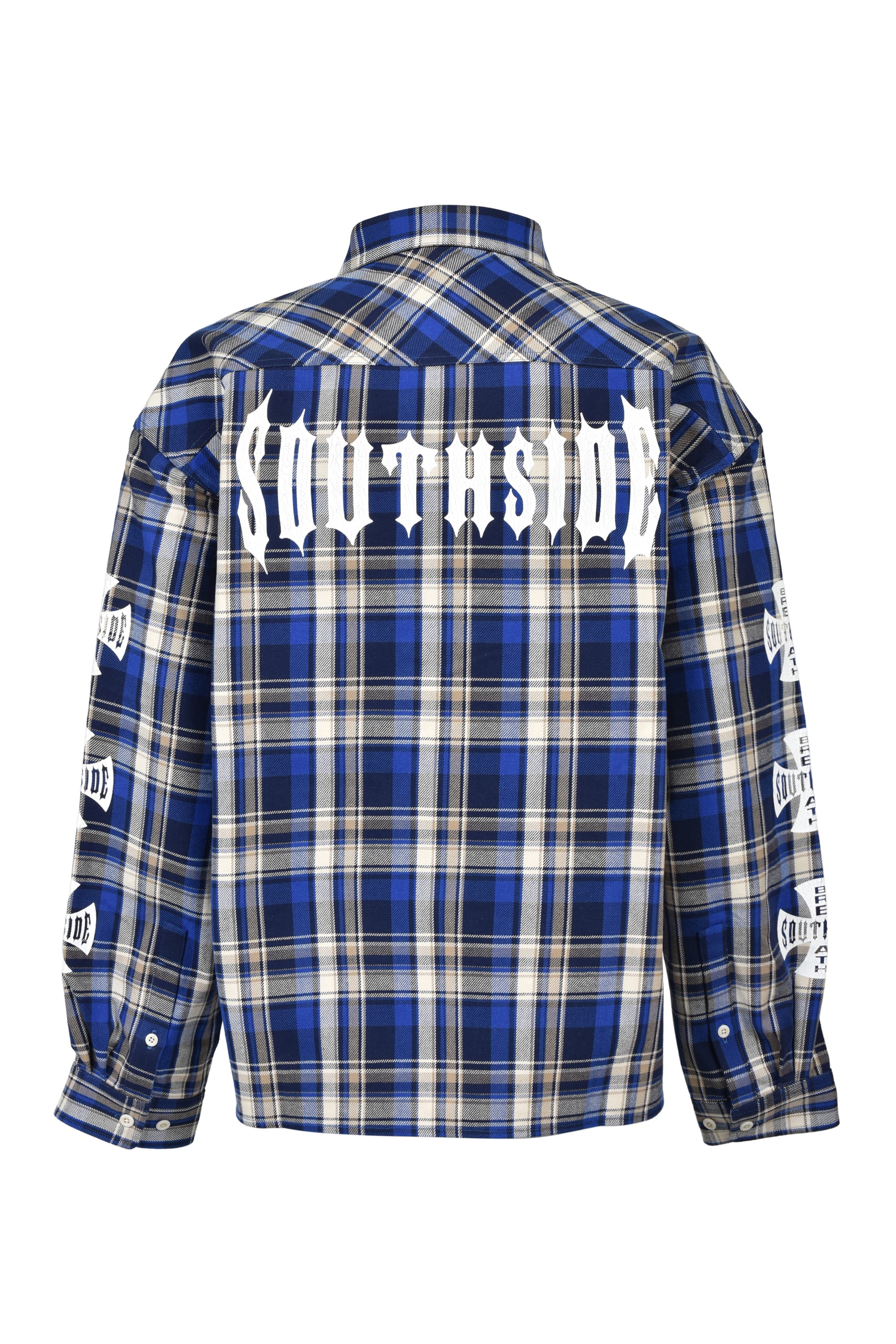 SOUTHSIDE CROSS CHECK SHIRT / BLU
