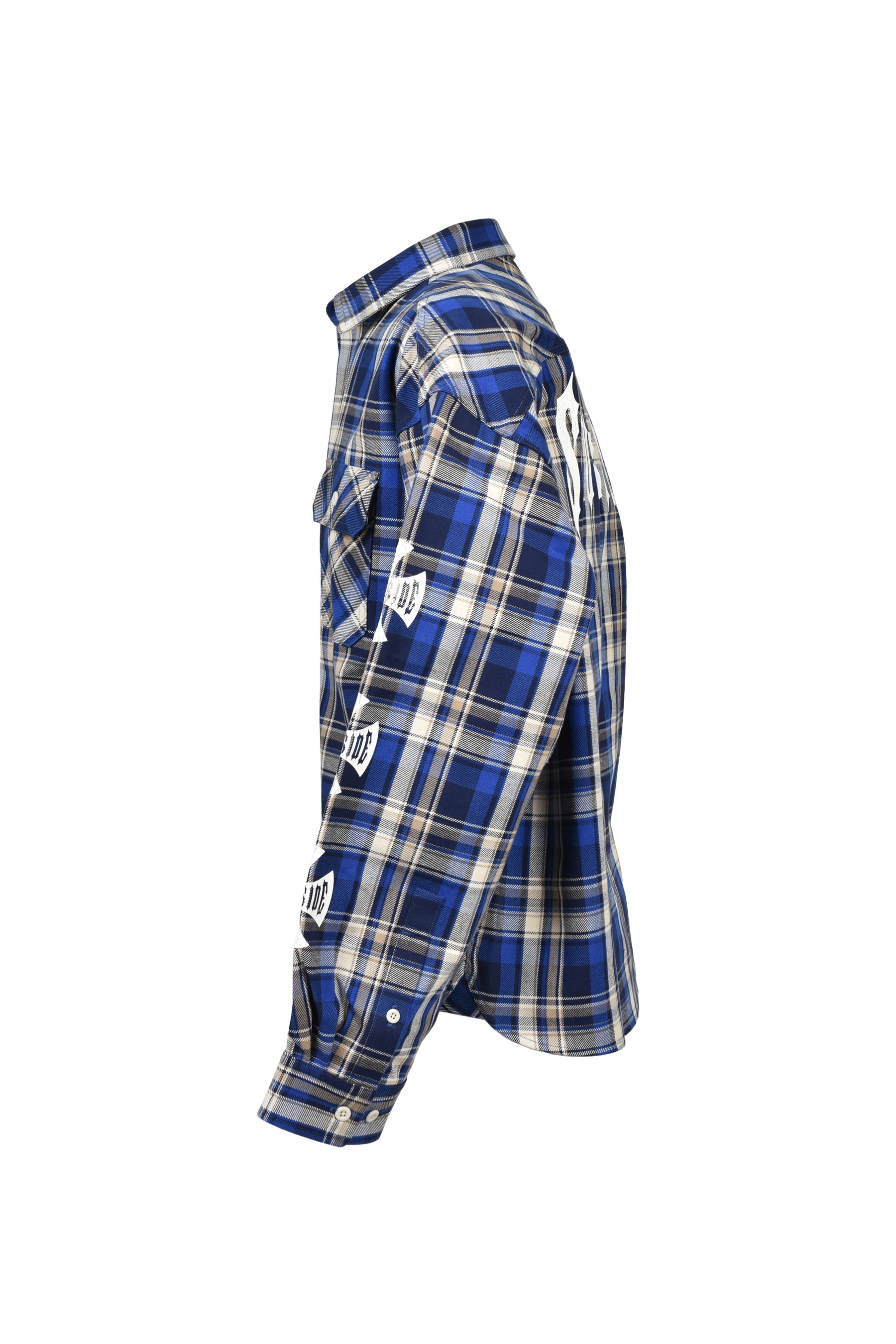 SOUTHSIDE CROSS CHECK SHIRT / BLU