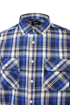 SOUTHSIDE CROSS CHECK SHIRT / BLU
