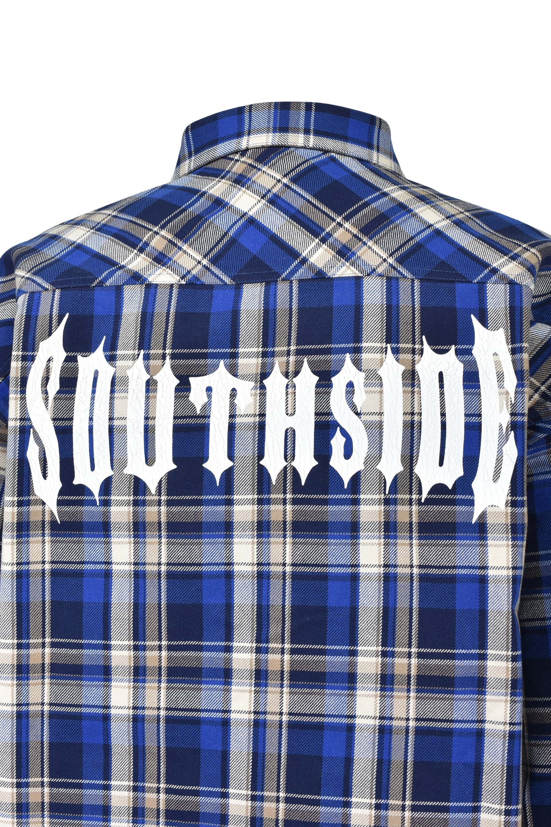 SOUTHSIDE CROSS CHECK SHIRT / BLU
