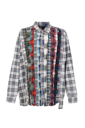 FLANNEL SHIRT -> RIBBON WIDE SHIRT / ASSORTED
