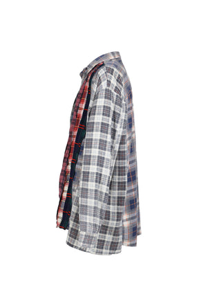 FLANNEL SHIRT -> RIBBON WIDE SHIRT / ASSORTED